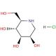 1-Deoxymannojirimycin hydrochloride (CAS 73465-43-7) - chemical structure image