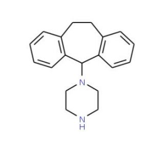 1-(Dibenzosuberyl)piperazine (CAS 69159-50-8) - chemical structure image