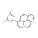1-(Dichloro-1,3,5-triazinyl)-pyrene (CAS 003224-36-0) - chemical structure image
