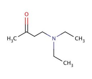 1-Diethylamino-3-butanone (CAS 3299-38-5) - chemical structure image