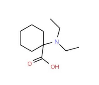 1-(Diethylamino)cyclohexanecarboxylic acid - chemical structure image