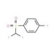 1-(difluoromethane)sulfonyl-4-fluorobenzene - chemical structure image