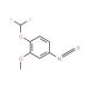 1-(difluoromethoxy)-4-isocyanato-2-methoxybenzene - chemical structure image