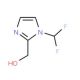[1-(difluoromethyl)-1H-imidazol-2-yl]methanol - chemical structure image