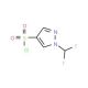 1-Difluoromethyl-1H-pyrazole-4-sulfonyl chloride - chemical structure image