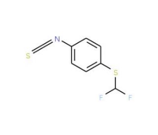 1-Difluoromethylsulfanyl-4-isothiocyanato-benzene - chemical structure image