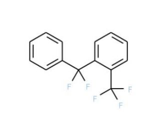 1-(Difluorophenylmethyl)-2-(trifluoromethyl)benzene - chemical structure image