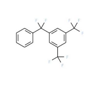 1-(Difluorophenylmethyl)-3,5-bis(trifluoromethyl)benzene - chemical structure image