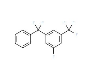 1-(Difluorophenylmethyl)-3-fluoro-5-(trifluoromethyl)benzene - chemical structure image