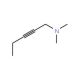 1-Dimethylamino-2-pentyne (CAS 7383-77-9) - chemical structure image