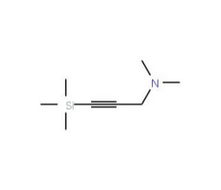1-Dimethylamino-3-(trimethylsilyl)-2-propyne (CAS 56849-88-8) - chemical structure image