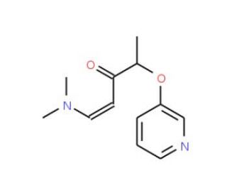 1-(Dimethylamino)-4-(3-pyridinyloxy)-1-penten-3-one - chemical structure image