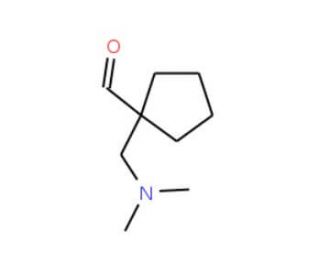 1-(Dimethylaminomethyl)cyclopentanecarboxaldehyde (CAS 39943-37-8) - chemical structure image