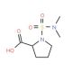 1-Dimethylsulfamoyl-pyrrolidine-2-carboxylic acid - chemical structure image