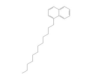 1-Dodecylnaphthalene (CAS 38641-16-6) - chemical structure image