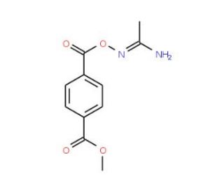 1-(E)-(1-aminoethylidene)amino 4-methyl benzene-1,4-dicarboxylate - chemical structure image