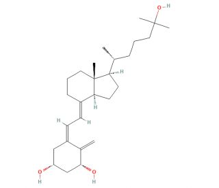 1-epi-Calcitriol (CAS 66791-71-7) - chemical structure image