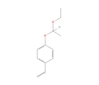 1-Ethenyl-4-(1-ethoxyethoxy)benzene (CAS 157057-20-0) - chemical structure image