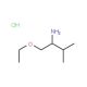 1-Ethoxy-3-methyl-2-butanamine hydrochloride - chemical structure image