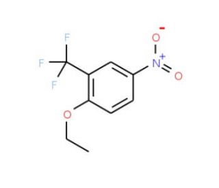 1-Ethoxy-4-nitro-2-(trifluoromethyl)benzene (CAS 3094-08-4) - chemical structure image