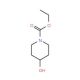 1-(Ethoxycarbonyl)piperidin-4-ol (CAS 65214-82-6) - chemical structure image