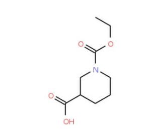 1-(ethoxycarbonyl)piperidine-3-carboxylic acid - chemical structure image