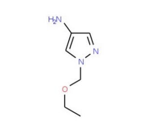 1-Ethoxymethyl-1H-pyrazol-4-ylamine - chemical structure image