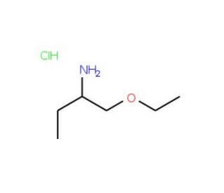 1-(Ethoxymethyl)propylamine hydrochloride - chemical structure image