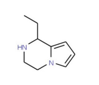 1-Ethyl-1,2,3,4-tetrahydro-pyrrolo[1,2-a]pyrazine - chemical structure image