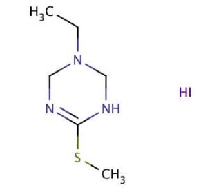 1-Ethyl-1,2,3,6-tetrahydro-4-(methylthio)-1,3,5-triazine Hydroiodide - chemical structure image