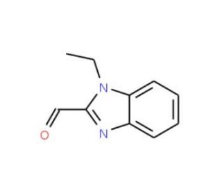 1-ethyl-1H-1,3-benzodiazole-2-carbaldehyde (CAS 34734-20-8) - chemical structure image