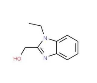 (1-Ethyl-1H-benzimidazol-2-yl)methanol (CAS 21269-78-3) - chemical structure image