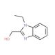 (1-Ethyl-1H-benzimidazol-2-yl)methanol (CAS 21269-78-3) - chemical structure image