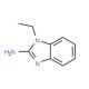 1-Ethyl-1H-benzoimidazol-2-ylamine (CAS 1622-58-8) - chemical structure image