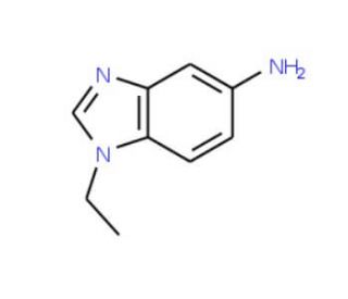 1-Ethyl-1H-benzoimidazol-5-ylamine (CAS 62874-34-4) - chemical structure image
