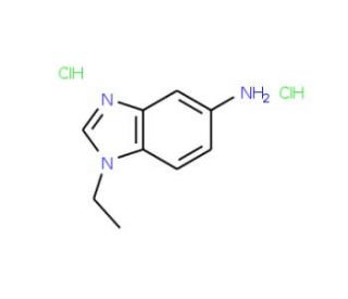 1-Ethyl-1H-benzoimidazol-5-ylamine dihydrochloride - chemical structure image
