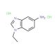 1-Ethyl-1H-benzoimidazol-5-ylamine dihydrochloride - chemical structure image
