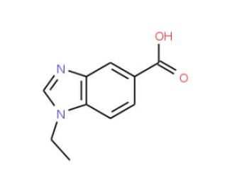 1-Ethyl-1H-benzoimidazole-5-carboxylic acid - chemical structure image