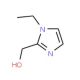 (1-ethyl-1H-imidazol-2-yl)methanol (CAS 63634-44-6) - chemical structure image