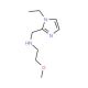 (1-Ethyl-1H-imidazol-2-ylmethyl)-(2-methoxy-ethyl)-amine - chemical structure image