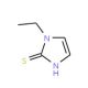 1-ethyl-1H-imidazole-2-thiol (CAS 10583-83-2) - chemical structure image