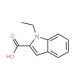 1-ethyl-1H-indole-2-carboxylic acid (CAS 28737-29-3) - chemical structure image