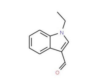 1-ethyl-1H-indole-3-carbaldehyde (CAS 58494-59-0) - chemical structure image