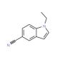 1-ethyl-1H-indole-5-carbonitrile (CAS 83783-28-2) - chemical structure image