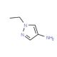 1-Ethyl-1H-pyrazol-4-ylamine (CAS 876343-24-7) - chemical structure image