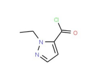 1-Ethyl-1H-pyrazole-5-carbonyl chloride (CAS 1006471-20-0) - chemical structure image