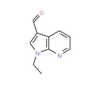 1-Ethyl-1H-pyrrolo[2,3-b]pyridine-3-carbaldehyde - chemical structure image