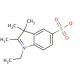1-Ethyl-2,3,3-trimethylindolenium-5-sulfate (CAS 146368-07-2) - chemical structure image