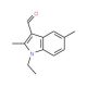 1-Ethyl-2,5-dimethyl-1H-indole-3-carbaldehyde - chemical structure image