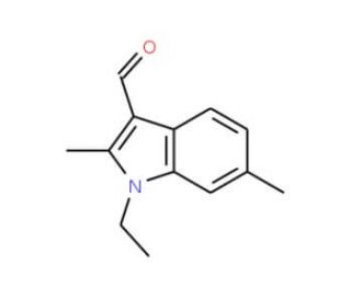 1-Ethyl-2,6-dimethyl-1H-indole-3-carbaldehyde - chemical structure image